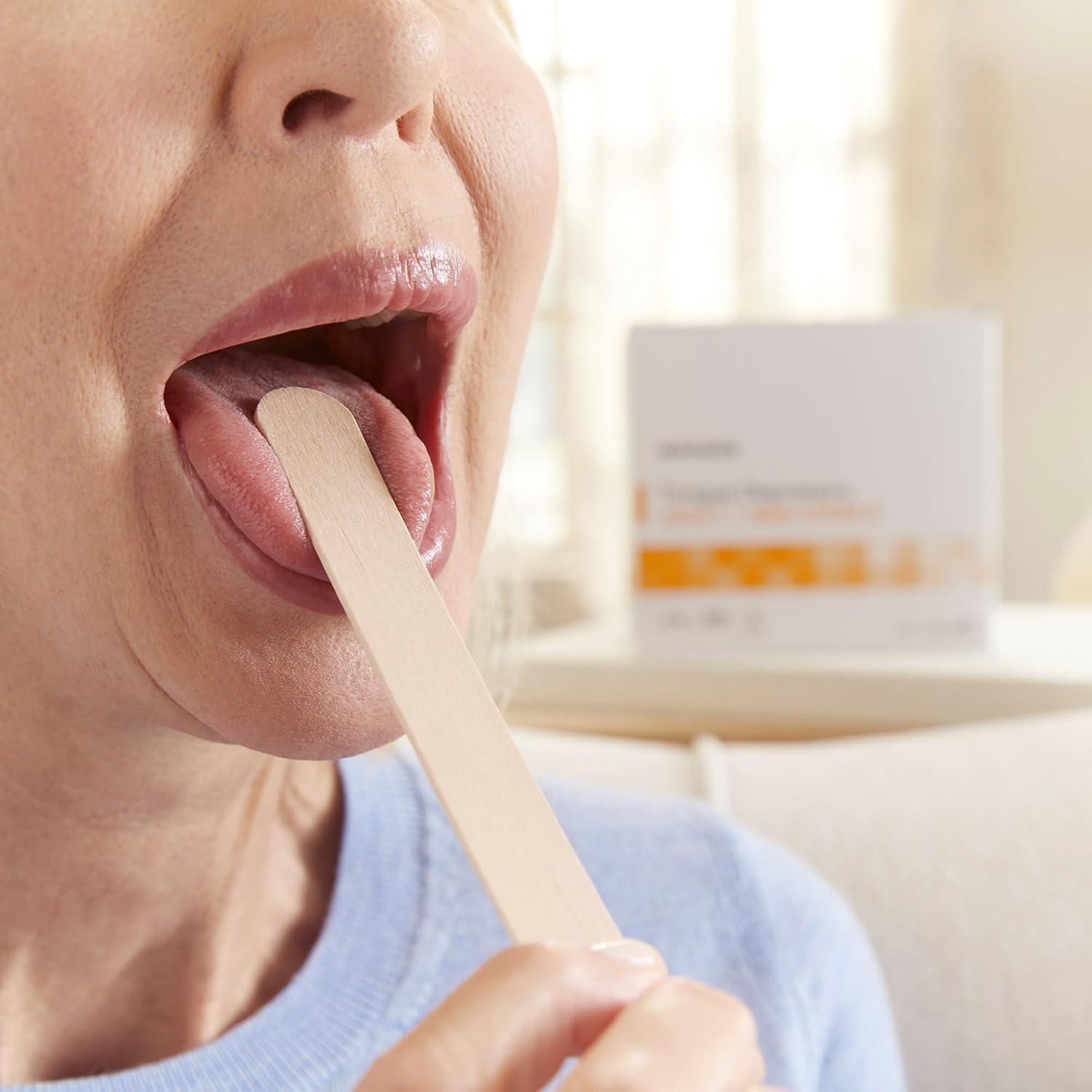 image:imageMcKesson Tongue Depressors 500 Count Adult Size NonSterile Wood Unflavored SplinterFree 6 in Use for Medical Arts Crafts Spa6