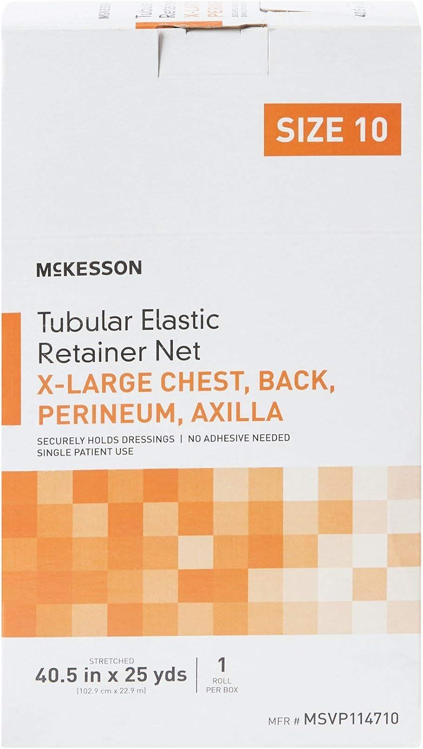 image:imageMcKesson Tubular Elastic Retainer Net Dressing NonSterile XS Head Small Shoulder Thigh Size 5 14 12 in x 25 yd 1 Count 1 PackSize 10 1 Count