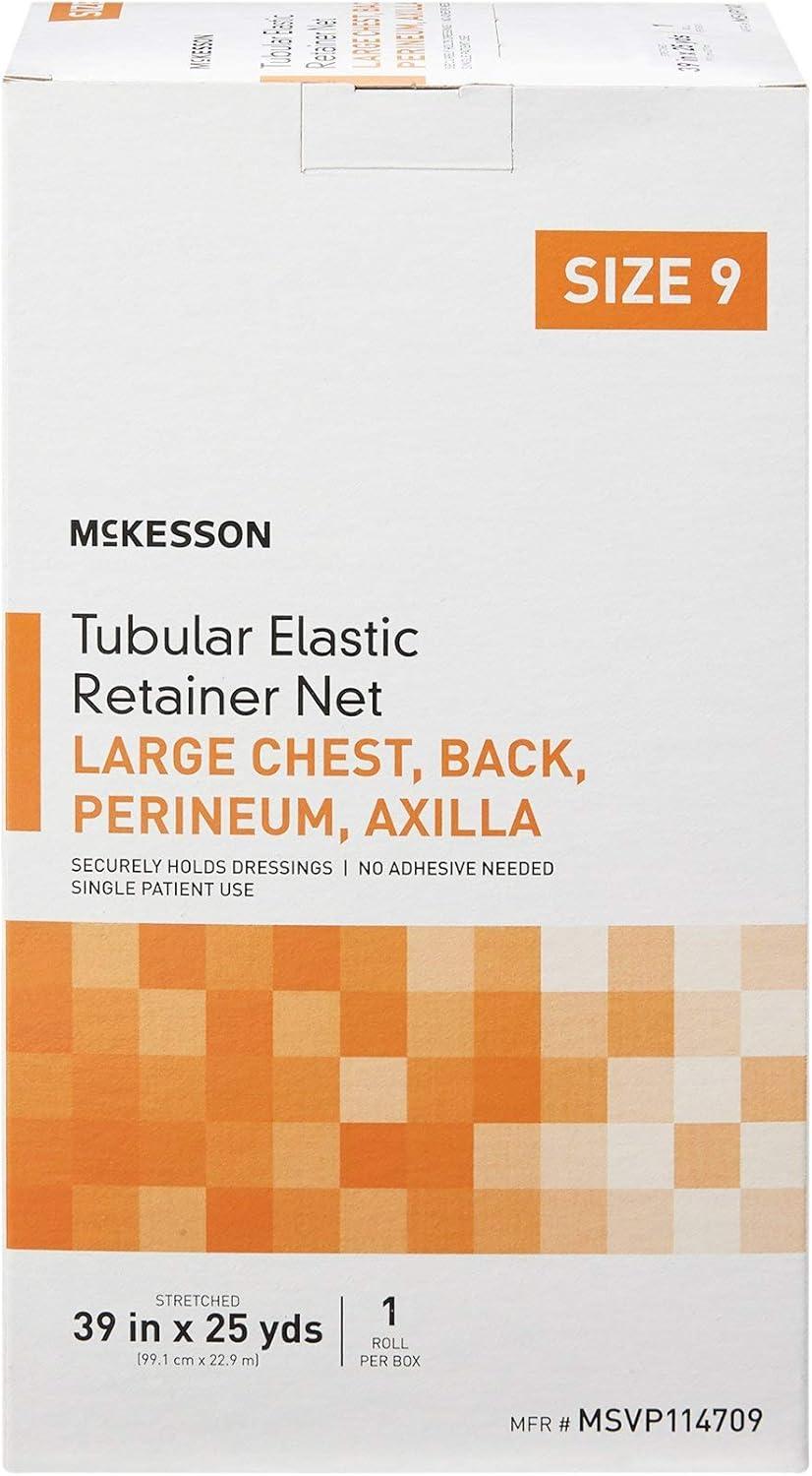 image:imageMcKesson Tubular Elastic Retainer Net Dressing NonSterile XS Head Small Shoulder Thigh Size 5 14 12 in x 25 yd 1 Count 1 PackSize 9 1 Count