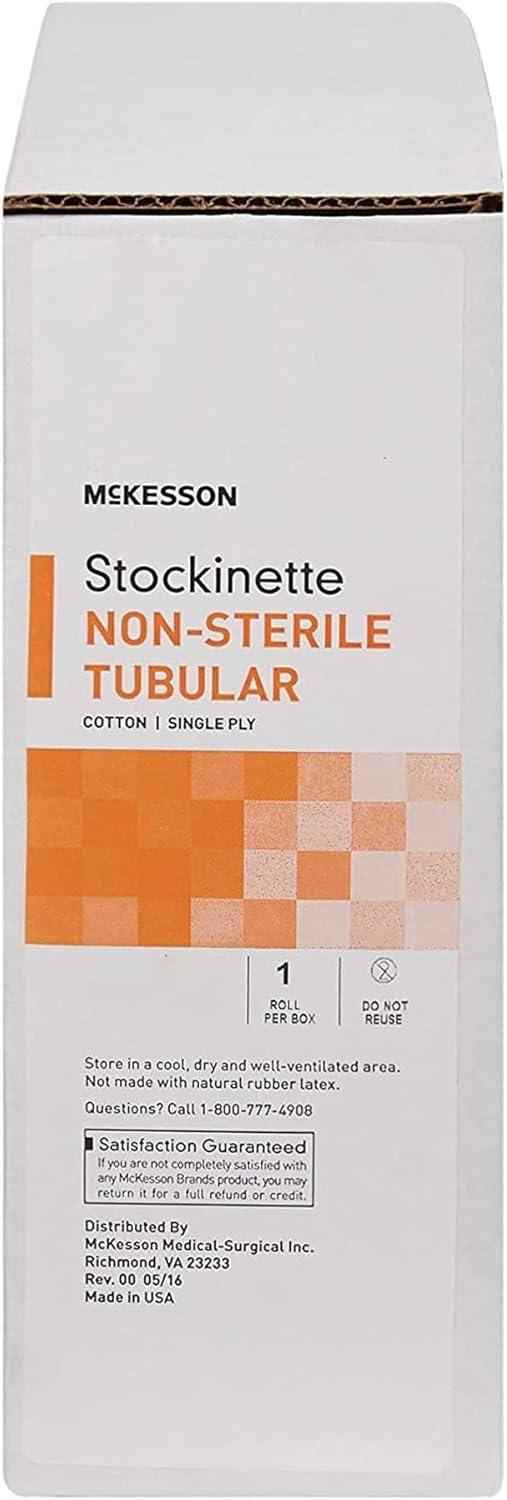 image:imageMcKesson Tubular Stockinette Cotton Under Cast Compression Bandage NonSterile 8 in x 25 yd 1 Count 1 Pack
