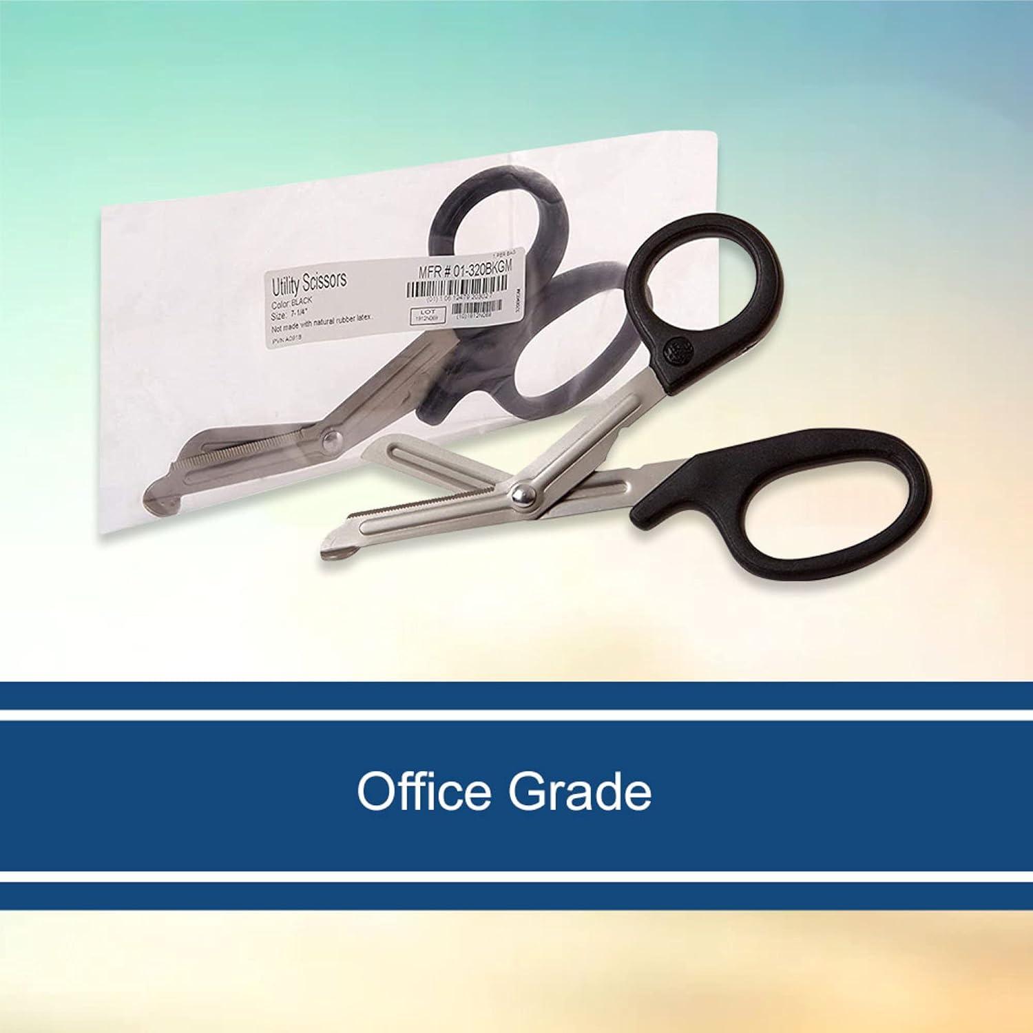 image:imageMcKesson Utility ScissorsShears Office Grade Stainless SteelPlastic Blunt Tip 7 14 in 1 Count