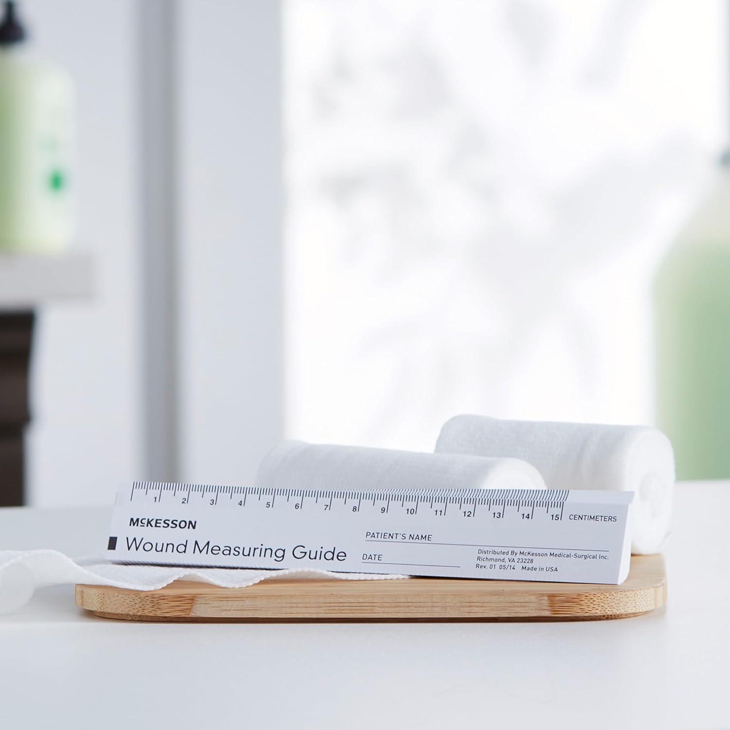image:imageMcKesson Wound Measuring Guide Ruler NonSterile Paper 6 in 50 Count