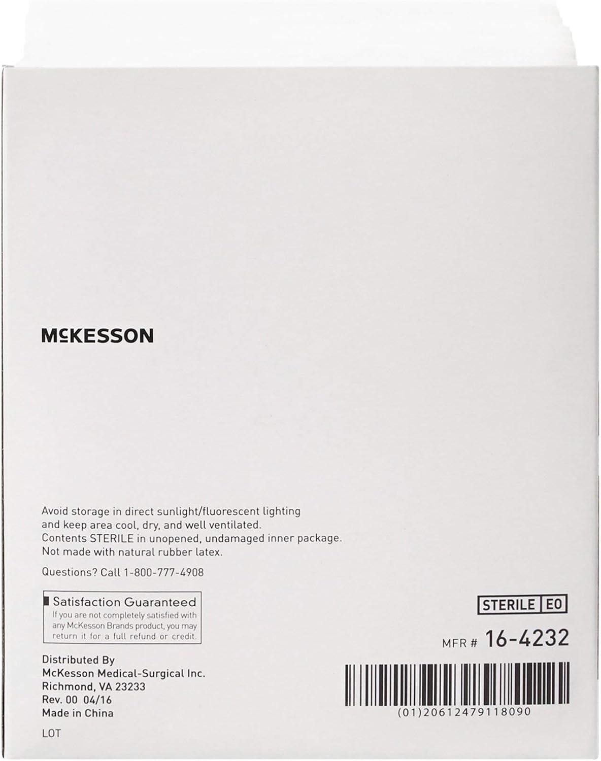 image:imageMcKesson Woven Gauze Sponges Sterile 12Ply 100 Cotton 4 in x 4 in 2 per Pack 600 Packs 1200 Total3x3 Inch 1200 Count
