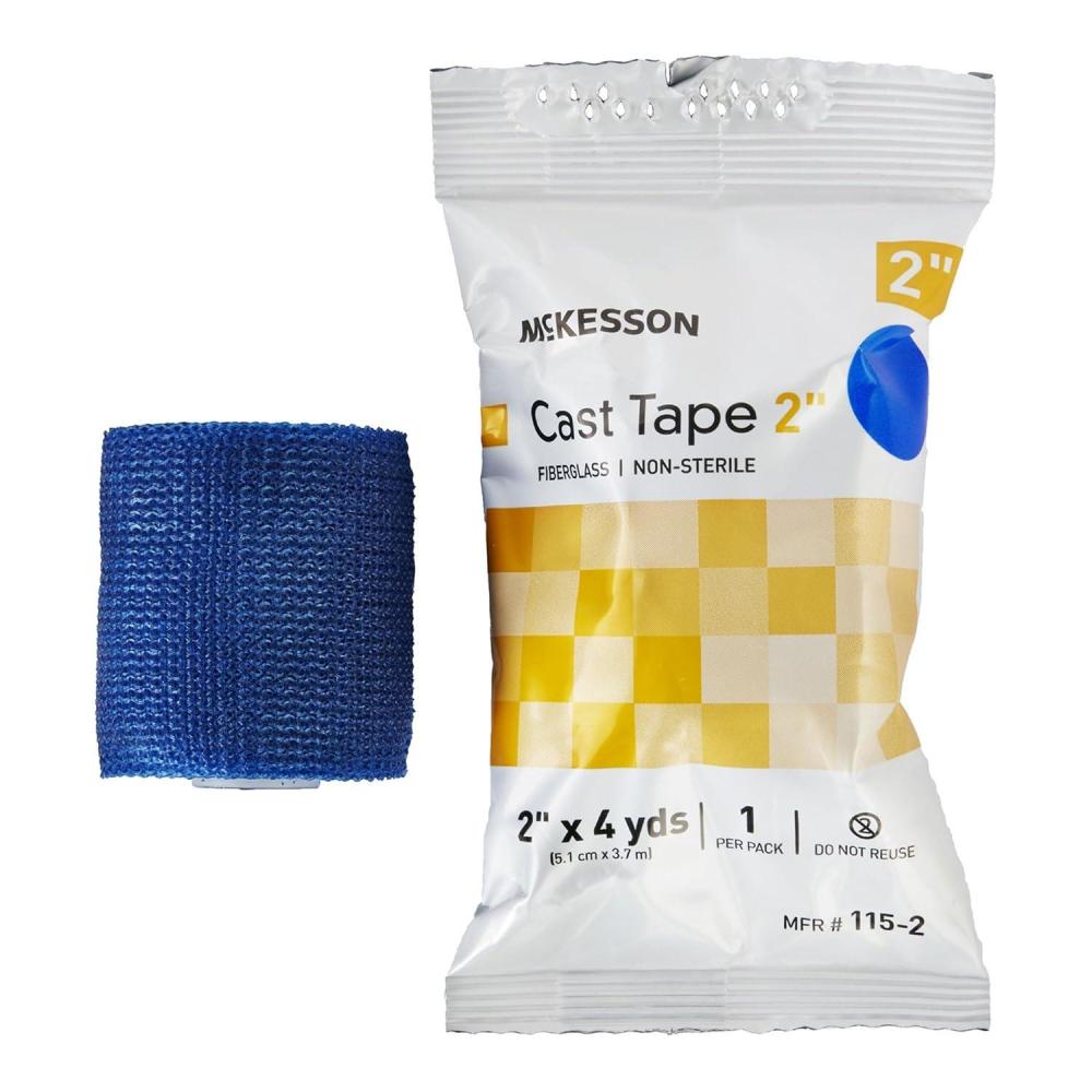 image:image15222200 Cast Tape McKesson 2 Inch X 12 Foot Fiberglass Blue
