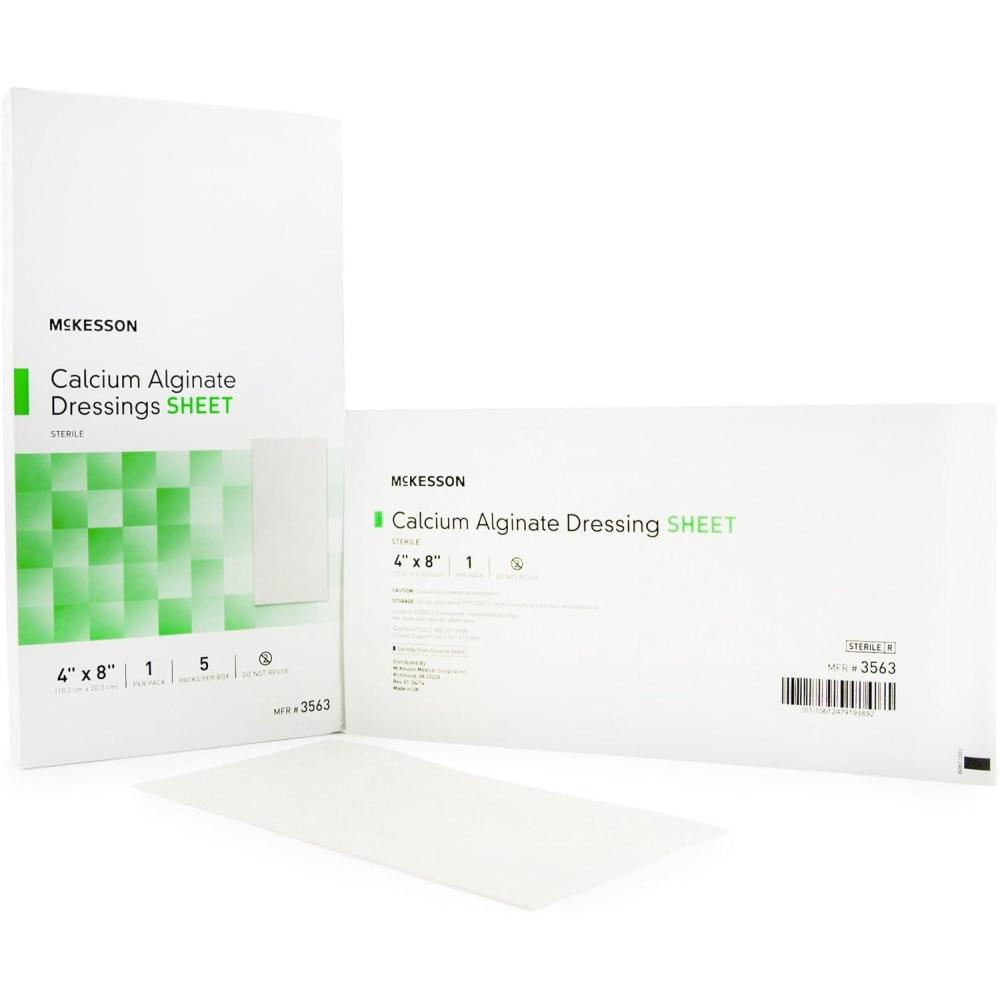 image:imageMcKesson Alginate Dressing 4 X 8 Sterile 50 per Case