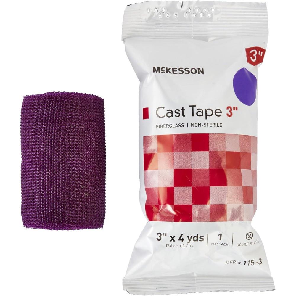 image:imageMcKesson Cast Tape Fiberglass Purple 3 in x 4 yds 1 Count 10 Packs 10 Total