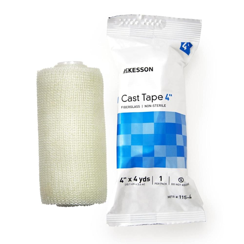 image:imageMcKesson Cast Tape Fiberglass White 4 in x 4 yds 1 Count 10 Packs 10 Total