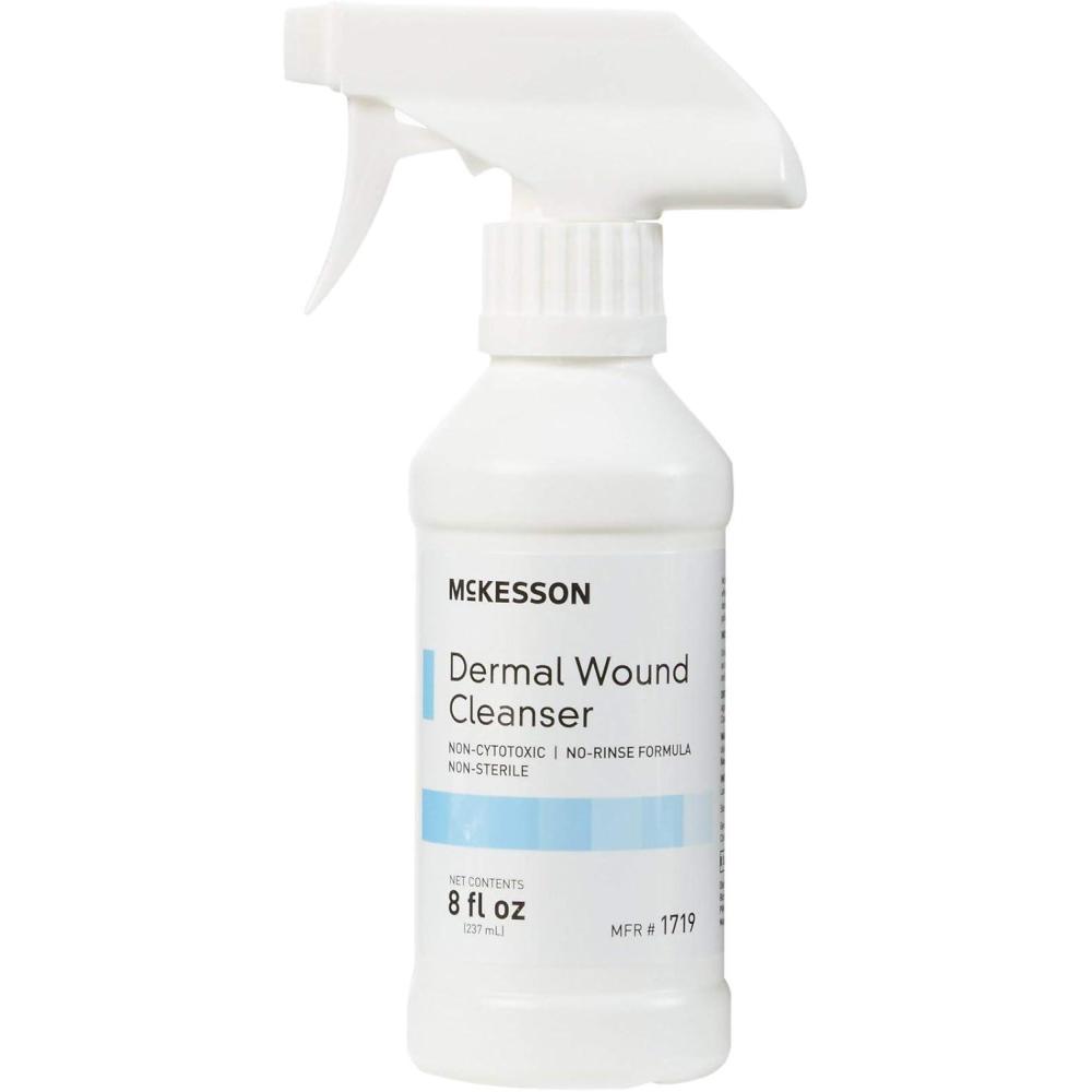 image:imageMcKesson Dermal Wound Care Cleanser Spray 16 oz 1 Count First Aid Wash Solution for Minor Injuries Cuts Burns Scrapes Sores8 Ounce  1 ct