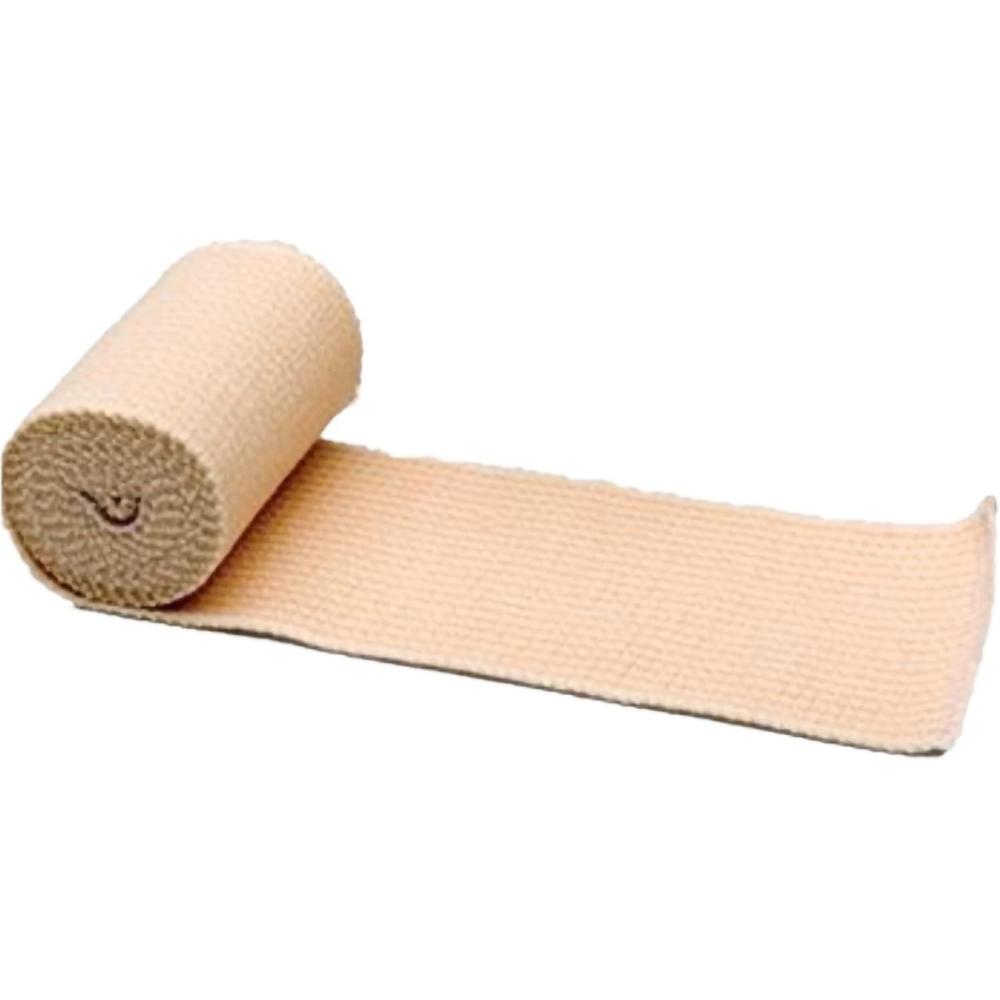 image:imageMcKesson Elastic Bandage Wrap with Hook and Loop Closure Tan Compression Bandage  3 in x 4 12 yd 10 Count 1 Pack