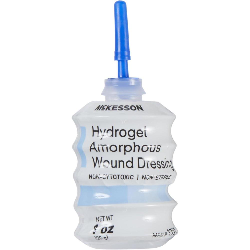 image:imageMcKesson Hydrogel Wound Dressing 1 oz  First Aid Ointment Liquid Gel Provides a MoistureRich Healing Environment for Wound Care NonSterile
