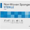 83342000 NonWoven Sponge McKesson Polyester/Rayon 4-Ply 3 X 3 Inch Square Sterile