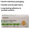 McKesson Adhesive Bandages, Sterile, Fabric Oval, 1 in x 1 1/4 in, 100 Count, 24 Packs, 2400 Total(1 X 1-1/4 Inch (100 ct))