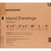 McKesson Adhesive Dressings, Non-Sterile, Dimension 4 in x 4 in, Pad 2 in x 2 in, 30 Count, 4 Packs, 120 Total(6 X 6 Inch ( 120 ct))