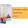 McKesson Cohesive Bandage, Non-Sterile, Self-Adherent Closure, Multi-Color, 1 in x 5 yds, 1 Count, 30 Packs, 30 Total