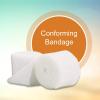 McKesson Conforming Stretch Gauze Bandages, Non-Sterile, 4 in x 4 1/10 yds, 12 Count(1 Inch X 1-7/10 Yard ( 96 ct))