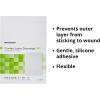 McKesson Contact Layer Dressing, Sterile, Silicone Adhesive, 4 in x 7.2 in, 10 Count, 1 Pack