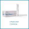 McKesson Cotton Tipped Applicator, 6 in [200 Count] Long Sterile Medical Swabs, Individually Wrapped, Plastic Shaft((200 ct) (Pack of 2))