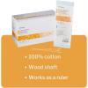 McKesson Cotton-Tipped Applicator Swabstick, Non-Sterile, Wood Shaft, 6 in, 100 Count, 100 Packs, 10000 Total((1000 ct))