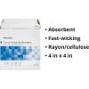 McKesson Cover Dressing Sponges, Sterile, Non-Woven/Rayon/Cellulose, 4 in x 4 in, 2 per Pack, 600 Packs, 1200 Total