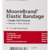 McKesson Elastic Bandage, Standard Compression Wrap with Hook and Loop Closure, Tan Non-Sterile Compression Bandage for Sprains and Strains, 4 in. x 4 1/2 yd., 10 Count, 1 Pack
