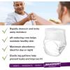 McKesson Extended Wear Adult Incontinence Underwear. Maximum Absorbency, Unisex Bladder Leak Protection, Pull-On Style with Tear-Away Sides (Medium, 16, Count)(X-Large)