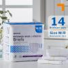 McKesson Extended Wear Stretch Briefs, 56 Count, Size L/XL (48–66 in) – Overnight Adult Diapers with Tabs, Maximum Absorbency, Unisex Disposable Incontinence Briefs for Men and Women(Medium (14 Count))