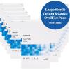McKesson Eye Pads, Sterile, Oval, Non-Adherent, 2 1/8 in x 2 5/8 in, 50 Count, 12 Packs, 600 Total