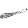 McKesson Fingernail Clippers with File – Steel Nail Clippers with Thumb Squeeze Lever and Keychain, 54.4 mm x 13.5 mm, 24 Count
