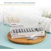 McKesson Fingernail Clippers with File – Steel Nail Clippers with Thumb Squeeze Lever and Keychain, 54.4 mm x 13.5 mm, 240 Count(12.4 X 54.4 X 13.5 mm (240 ct))