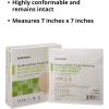 McKesson Hydrocellular Foam Dressing, Sterile, Silicone Adhesive Without Border, 7 in. x 7 in., 10 Count, 1 Pack