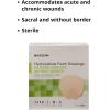 McKesson Hydrocellular Foam Dressing, Sterile, Silicone Adhesive Without Border, 7 in. x 7 in., 10 Count, 1 Pack
