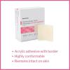 McKesson Hydrocellular Foam Dressing with Acrylic Adhesive, Wound Care Bandage – 3 x 3 in, 10 Count, 10 Packs, 100 Total(3 X 3 Inch  100 Count)