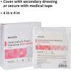 McKesson Hydrocellular Foam Dressings, Sterile, Non-Adhesive, Pad 4 in x 4 in, 10 Count, 10 Packs, 100 Total(10 Count (Pack of 1))