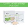 McKesson Hydrocellular Foam Dressings, Sterile, Silicone Adhesive Without Border, 4 in x 4 in, 10 Count, 1 Pack(3 in x 3 in (200 Count))