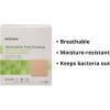 McKesson Hydrocellular Foam Dressings, Sterile, Silicone Adhesive Without Border, 4 in x 4 in, 10 Count, 1 Pack(4 in x 4 in (10 Count))