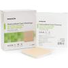 McKesson Hydrocellular Foam Dressings, Sterile, Silicone Adhesive Without Border, 4 in x 4 in, 10 Count, 1 Pack(4 in x 4 in (10 Count))