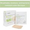 McKesson Hydrocellular Foam Dressings, Sterile, Silicone Adhesive with Border, Dimension 4 in x 4 in, Pad 3 in x 3 in, 10 Count, 1 Pack