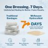 McKesson Hydrocolloid Dressings with Foam Backing, Sterile (10 Boxes, 100 Dressings Total) – Self-Adhesive Sterile Bandage, Waterproof Patch for Bed Sore, Mild Burn, Blister, Acne Care – 4 in x 4 in(4 x 4 Inch)