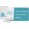McKesson Island Dressing, Sterile, Polypropylene/Rayon, 4 in x 10 in, 25 Count, 1 Pack(4 X 6 Inch ( 100 ct))