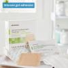 McKesson Lite Hydrocellular Foam Dressings, Sterile, Silicone Adhesive with Border, 3 in x 3 in, 10 Count, 20 Packs, 200 Total(4 X 4 Inch (10 Count))