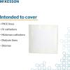 McKesson Moisture Barrier Film Dressings – Water-Resistant Wound Protector for Showering – 9 in x 9 in, 5 Count, 1 Pack