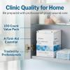 McKesson Non-Adherent Pads for Wounds, 2×3 Inch, 100 Count, Sterile Non-Stick Wound Dressing, Highly Absorbent, Painless Removal, Individually Wrapped(2×3 Inch)