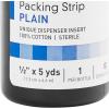 McKesson Packing Strip, Sterile, Plain, 100% Cotton, 1/2 in x 5 yds, 1 Count