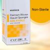 McKesson Premium Woven Gauze Sponges, Non-Sterile, 12-Ply, 100% Cotton, 2 in x 2 in, 200 per Pack, 40 Packs, 8000 Total(4 X 4 Inch ( 2000 Count ))