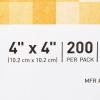 McKesson Premium Woven Gauze Sponges, Non-Sterile, 16-Ply, 100% Cotton, 4 in x 4 in, 200 per Pack, 1 Pack