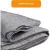McKesson Stretcher Blanket, Disposable, 100% Polyester, Grey, 40 in x 80 in, 1 Count(40 In X 80 In)