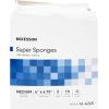 McKesson Super Sponges, Sterile, 100% Cotton, Fluff Dressing, 6 in x 6 3/4in, 5 per Pack, 10 Packs, 50 Total(6 X 6-3/4 Inch (50 ct))