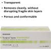 McKesson Surgical Tape, Non-Sterile, Transparent Plastic/Silicone, 2 in x 5 1/2 yd, 6 Rolls, 1 Pack
