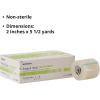 McKesson Surgical Tape, Non-Sterile, Transparent Plastic/Silicone, 2 in x 5 1/2 yd, 6 Rolls, 1 Pack