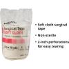 McKesson Surgical Tapes, Non-Sterile, Soft Cloth, Breathable, 3 in x 10 yd, 1 Roll, 12 Packs, 12 Total